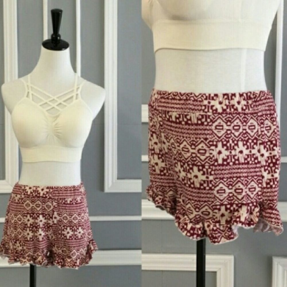 April Spirit Ruffle Shorts